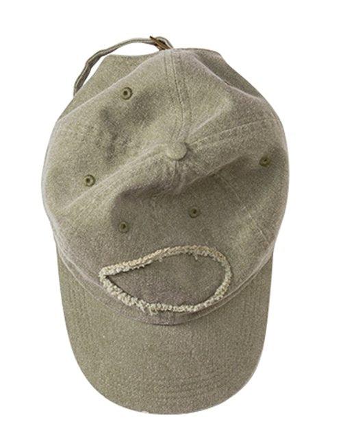 Authentic Pigment Pigment-Dyed Raw-Edge Patch Baseball Cap 1917 - Dresses Max