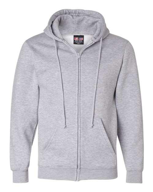 Bayside USA-Made Full-Zip Hooded Sweatshirt 900 - Dresses Max