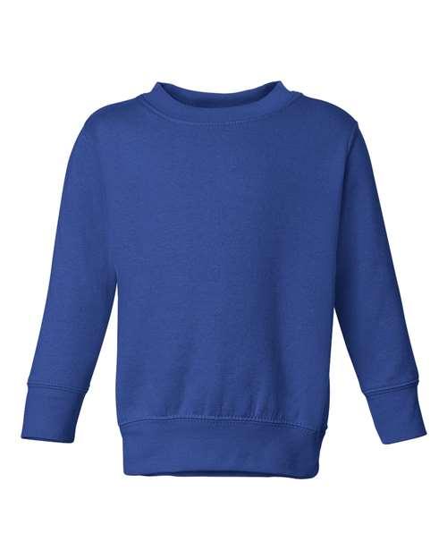 Rabbit Skins Toddler Fleece Crewneck Sweatshirt 3317 - Dresses Max