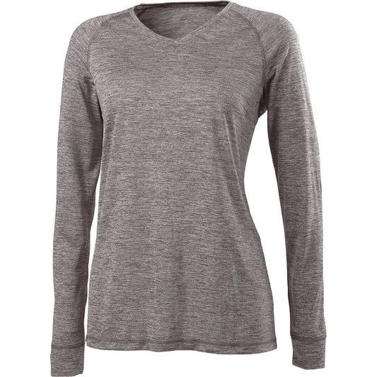 Ladies Electrify 2.0 V-Neck Long Sleeve Tee 222717