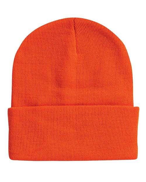 Sportsman Solid 12" Cuffed Beanie SP12 - Dresses Max