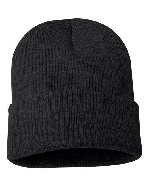 Sportsman Solid 12" Cuffed Beanie SP12 - Dresses Max