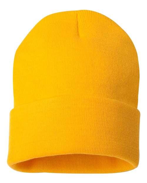 Sportsman Solid 12" Cuffed Beanie SP12 - Dresses Max