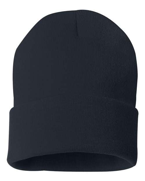 Sportsman Solid 12" Cuffed Beanie SP12 - Dresses Max