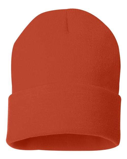 Sportsman Solid 12" Cuffed Beanie SP12 - Dresses Max