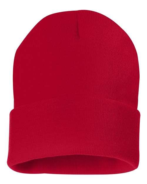 Sportsman Solid 12" Cuffed Beanie SP12 - Dresses Max