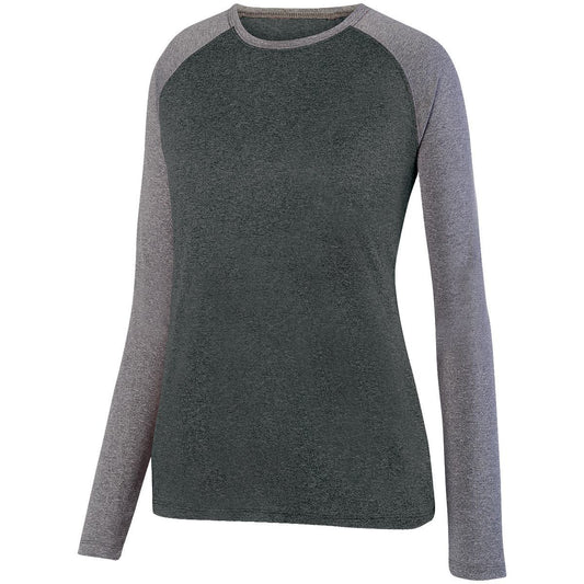 Ladies Kinergy Two Color Long Sleeve Raglan Tee 2817