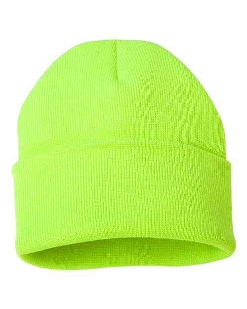 Sportsman Solid 12" Cuffed Beanie SP12 - Dresses Max