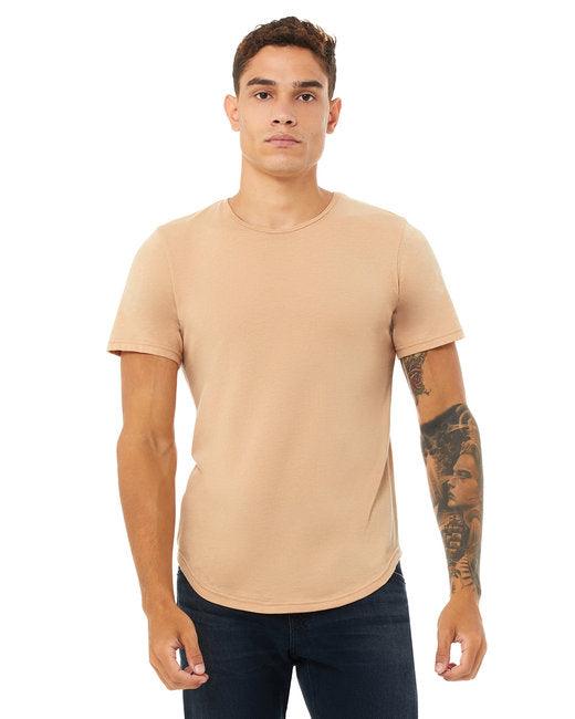 Bella + Canvas FWD Fashion Men's Curved Hem Short Sleeve T-Shirt 3003C - Dresses Max