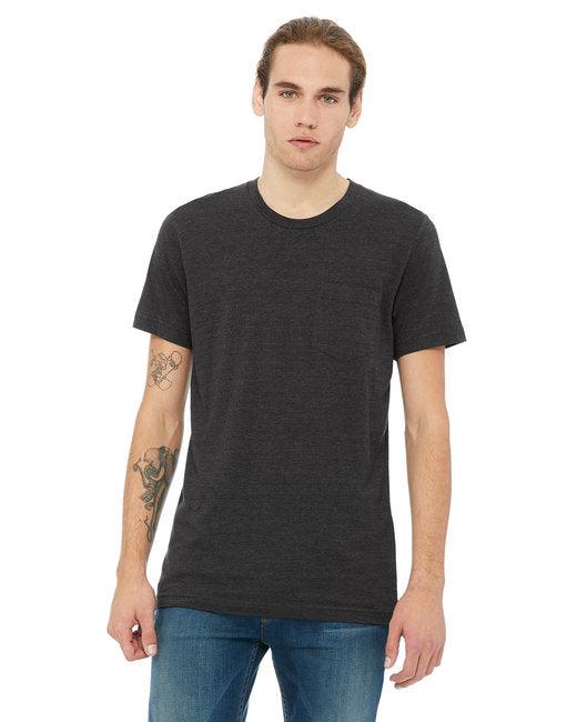 Bella + Canvas Men's Jersey Short-Sleeve Pocket T-Shirt 3021 - Dresses Max