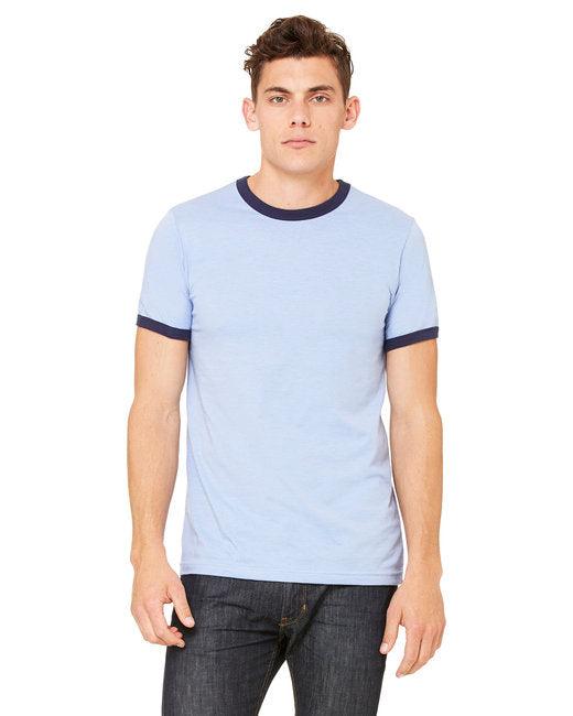 Bella + Canvas Men's Jersey Short-Sleeve Ringer T-Shirt 3055C