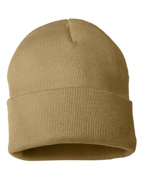 Sportsman Solid 12" Cuffed Beanie SP12 - Dresses Max