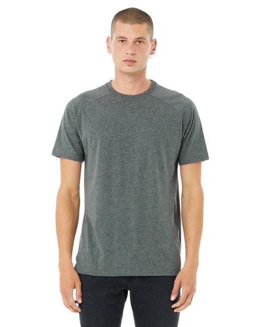 Bella + Canvas Men's Heather CVC Raglan T-Shirt 3201 - Dresses Max