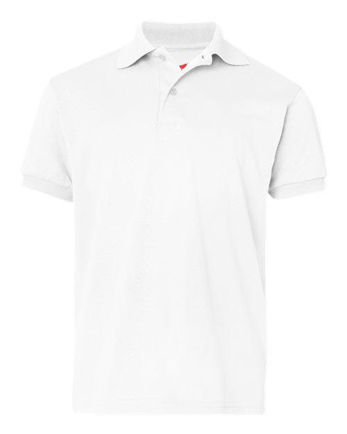 Hanes Youth Ecosmart® Jersey Polo 054Y - Dresses Max