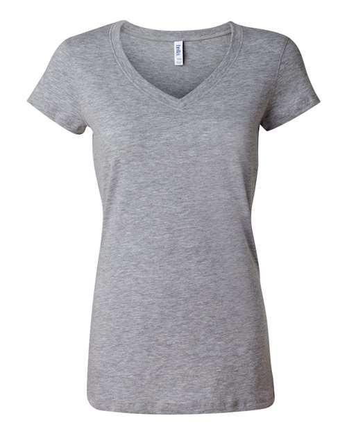 BELLA + CANVAS Women’s Jersey V-Neck Tee 6005 - Dresses Max