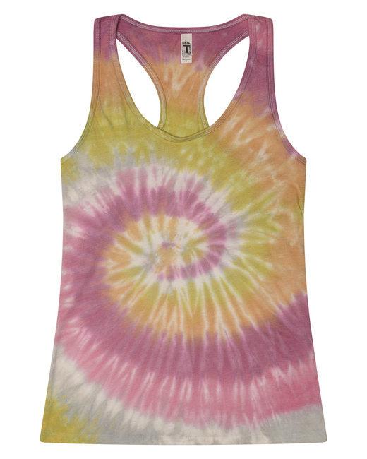 Tie-Dye Ladies' Racerback Tank 3400 - Dresses Max