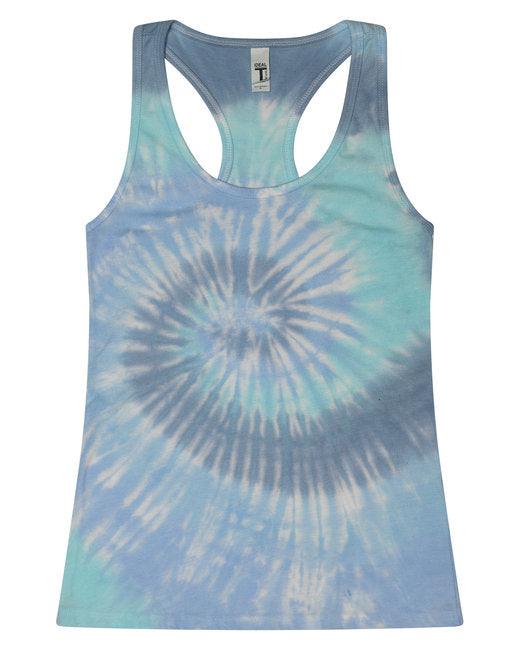 Tie-Dye Ladies' Racerback Tank 3400 - Dresses Max