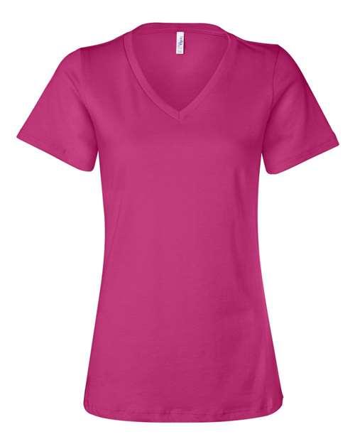 BELLA + CANVAS Women’s Relaxed Jersey V-Neck Tee 6405