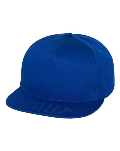 YP Classics Five-Panel Cotton Twill Snapback Cap 6007 - Dresses Max