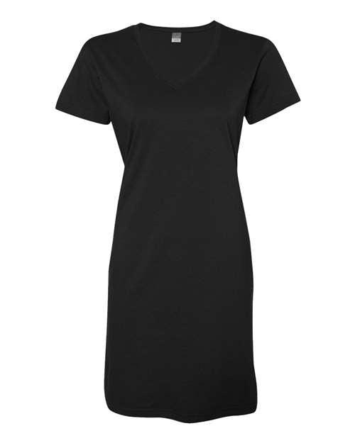 LAT Women's V-Neck Fine Jersey Coverup 3522 - Dresses Max