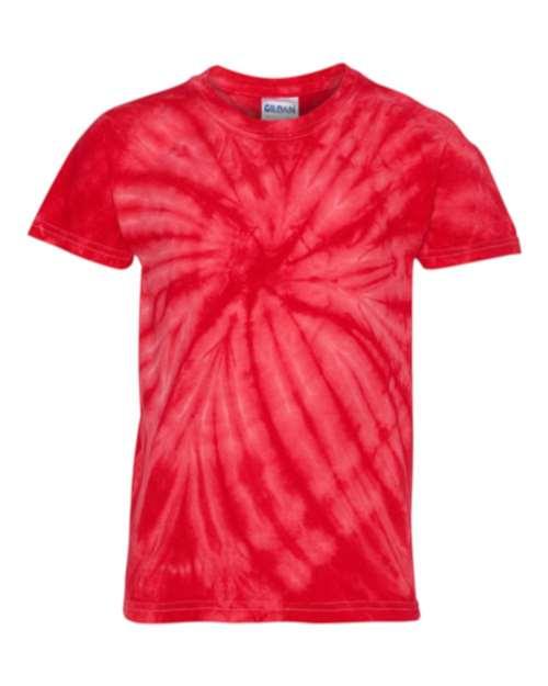 Dyenomite Youth Cyclone Pinwheel Tie-Dyed T-Shirt 20BCY - Dresses Max