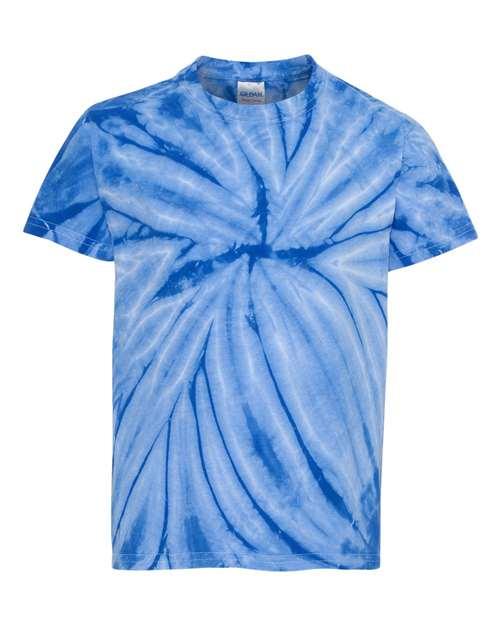 Dyenomite Youth Cyclone Pinwheel Tie-Dyed T-Shirt 20BCY - Dresses Max