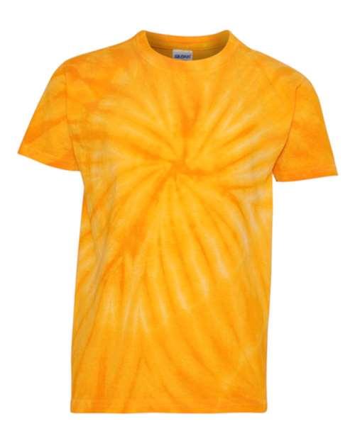 Dyenomite Youth Cyclone Pinwheel Tie-Dyed T-Shirt 20BCY - Dresses Max