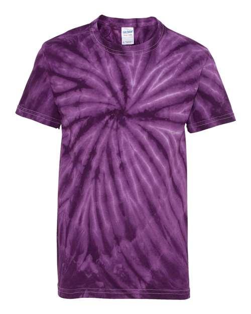 Dyenomite Youth Cyclone Pinwheel Tie-Dyed T-Shirt 20BCY - Dresses Max