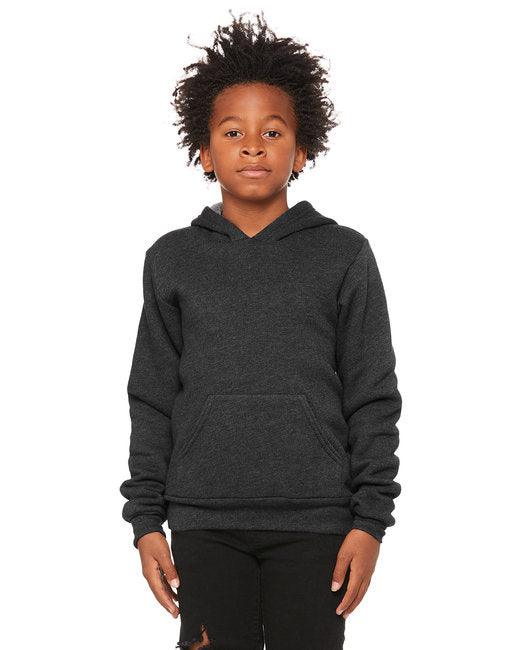 Bella + Canvas Youth Sponge Fleece Pullover Hooded Sweatshirt 3719Y - Dresses Max