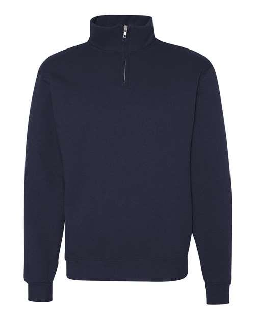 JERZEES Nublend® Cadet Collar Quarter-Zip Sweatshirt 995MR - Dresses Max