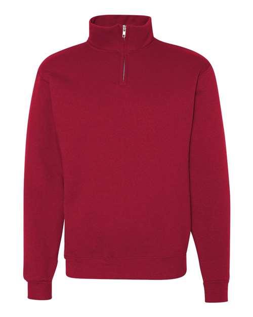 JERZEES Nublend® Cadet Collar Quarter-Zip Sweatshirt 995MR - Dresses Max