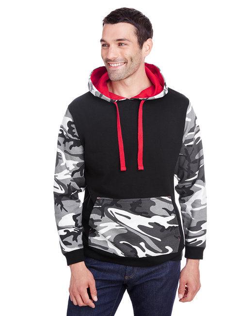 Code Five Men's Fashion Camo Hooded Sweatshirt 3967 - Dresses Max