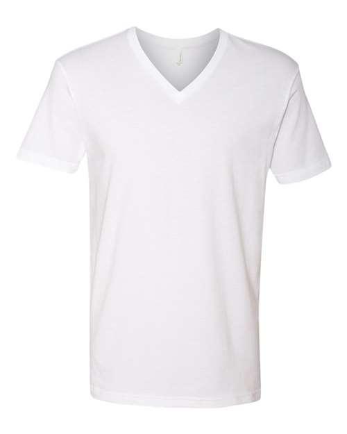 Next Level Unisex Cotton V-Neck T-Shirt 3200 - Dresses Max