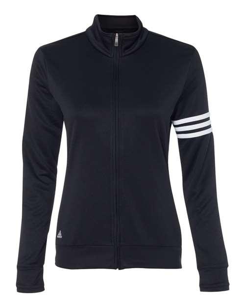 Adidas Women's 3-Stripes French Terry Full-Zip Jacket A191 - Dresses Max