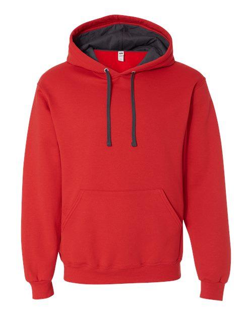 Fruit of the Loom Sofspun® Hooded Sweatshirt SF76R - Dresses Max