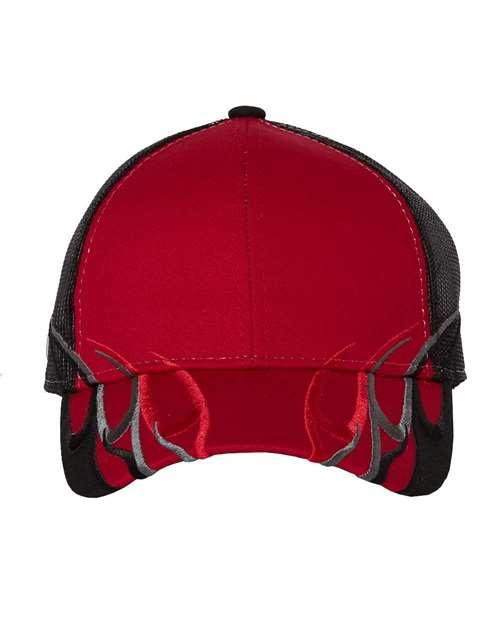 Outdoor Cap Flame Mesh-Back Cap WAV605M - Dresses Max