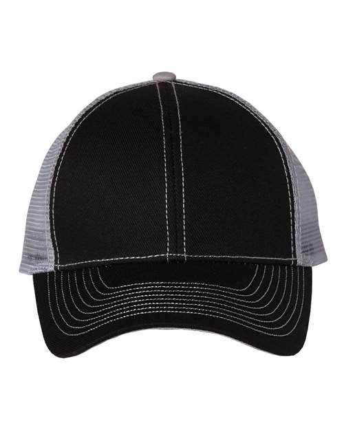 Mega Cap Twill-Front Trucker Cap 7641 - Dresses Max