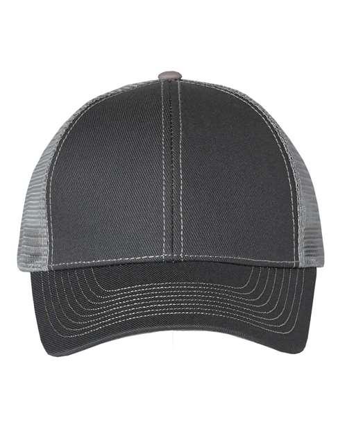 Mega Cap Twill-Front Trucker Cap 7641 - Dresses Max