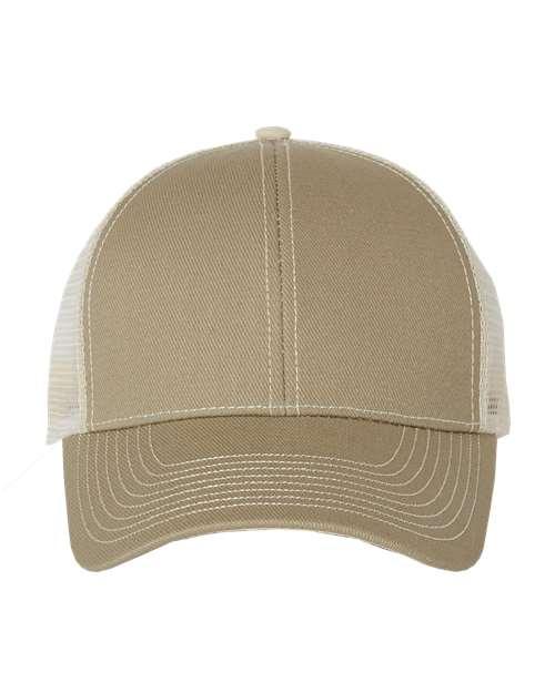 Mega Cap Twill-Front Trucker Cap 7641 - Dresses Max