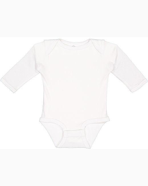 Rabbit Skins Infant Long-Sleeve Bodysuit 4411 - Dresses Max