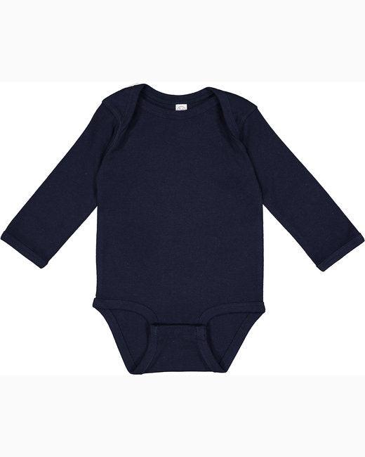 Rabbit Skins Infant Long-Sleeve Bodysuit 4411 - Dresses Max