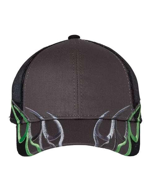 Outdoor Cap Flame Mesh-Back Cap WAV605M - Dresses Max