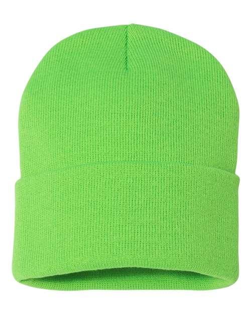 Sportsman Solid 12" Cuffed Beanie SP12 - Dresses Max