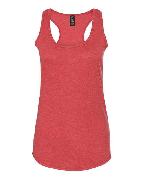 Anvil Women’s Triblend Racerback Tank Top 6751L - Dresses Max