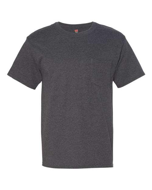 Hanes Beefy-T® Pocket T-Shirt 5190 - Dresses Max