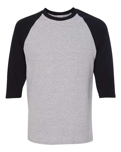 Gildan Heavy Cotton™ Raglan Three-Quarter Sleeve T-Shirt 5700 (Pack of 6)