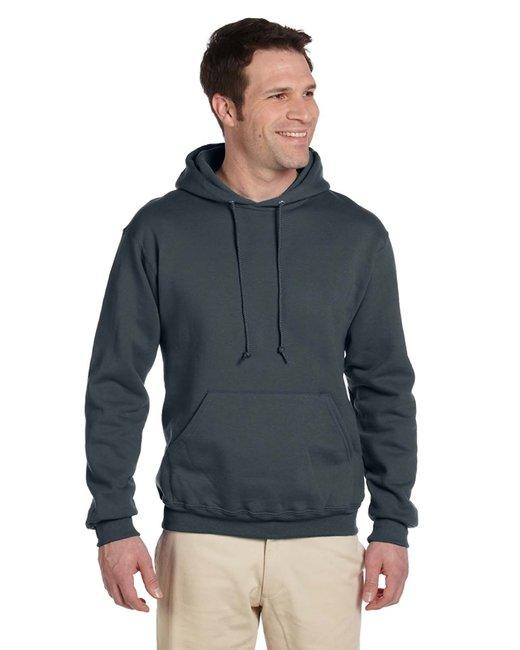 Jerzees Adult Super Sweats® NuBlend® Fleece Pullover Hooded Sweatshirt 4997 - Dresses Max