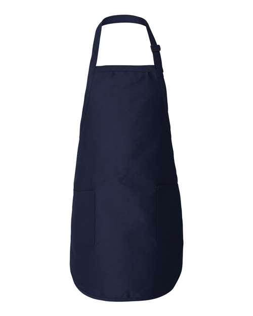 Q-Tees Full-Length Apron with Pockets Q4350 - Dresses Max