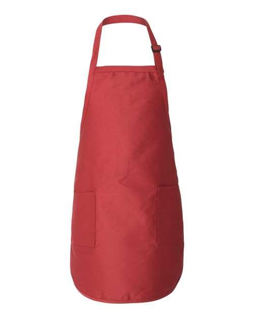 Q-Tees Full-Length Apron with Pockets Q4350 - Dresses Max