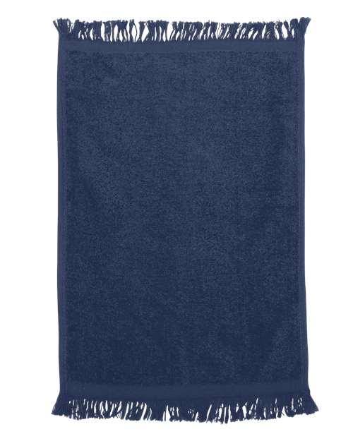 Q-Tees Fringed Fingertip Towel T100 - Dresses Max